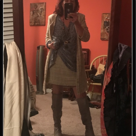 La Fee Maraboutee Fringe Mini Skrt Lng Jacket Suit - Picture 4 of 8